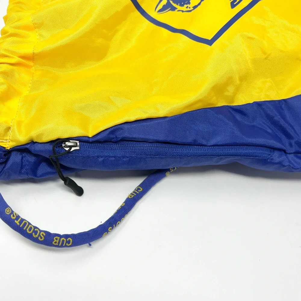BSA Original Cub Scouts Backpack Zipper Pocket Drawstring Camping Hiking 14X17in